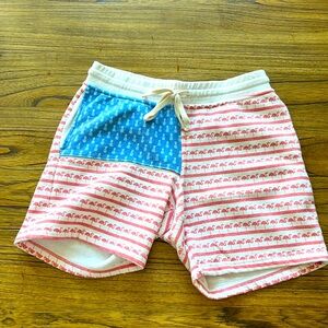 Chubbies American flag sweat shorts
